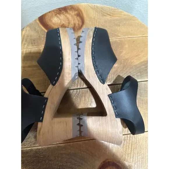 MIA Women's Abba Black Clogs size 38 (7) - Picture 7 of 8